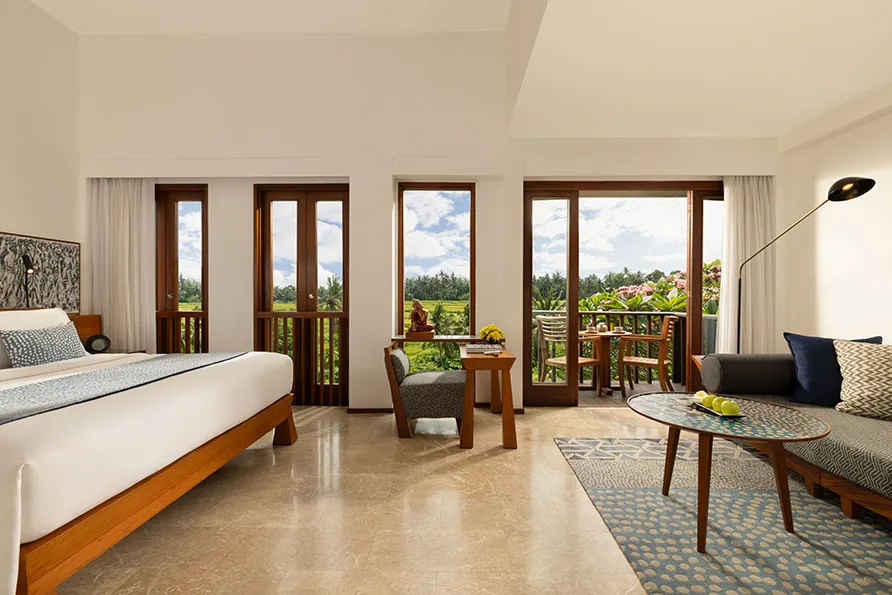 A Forest Suite, opening onto a balcony