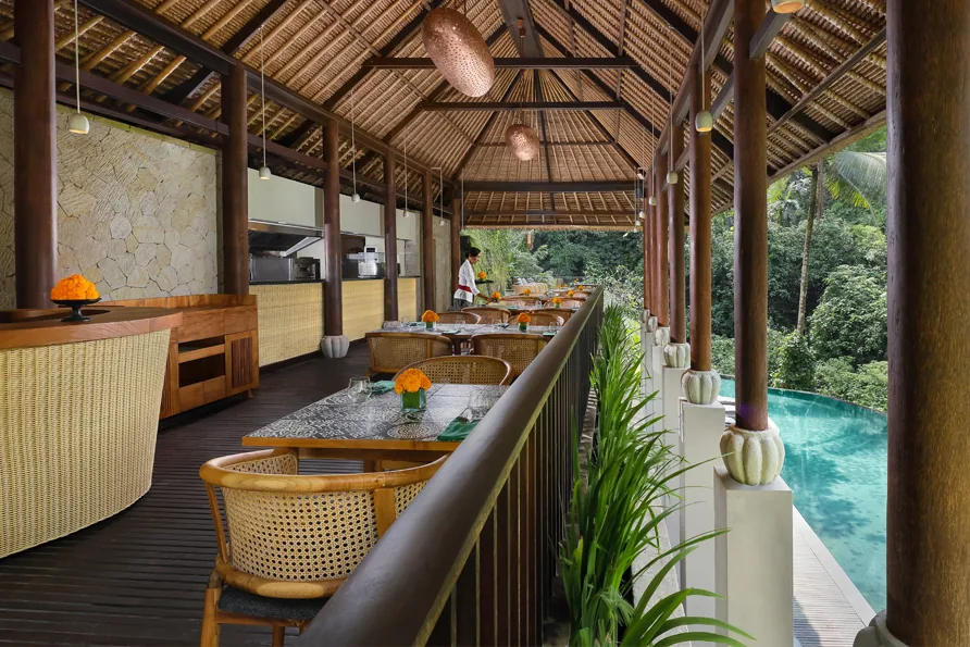 The River Cafe, beside the pool