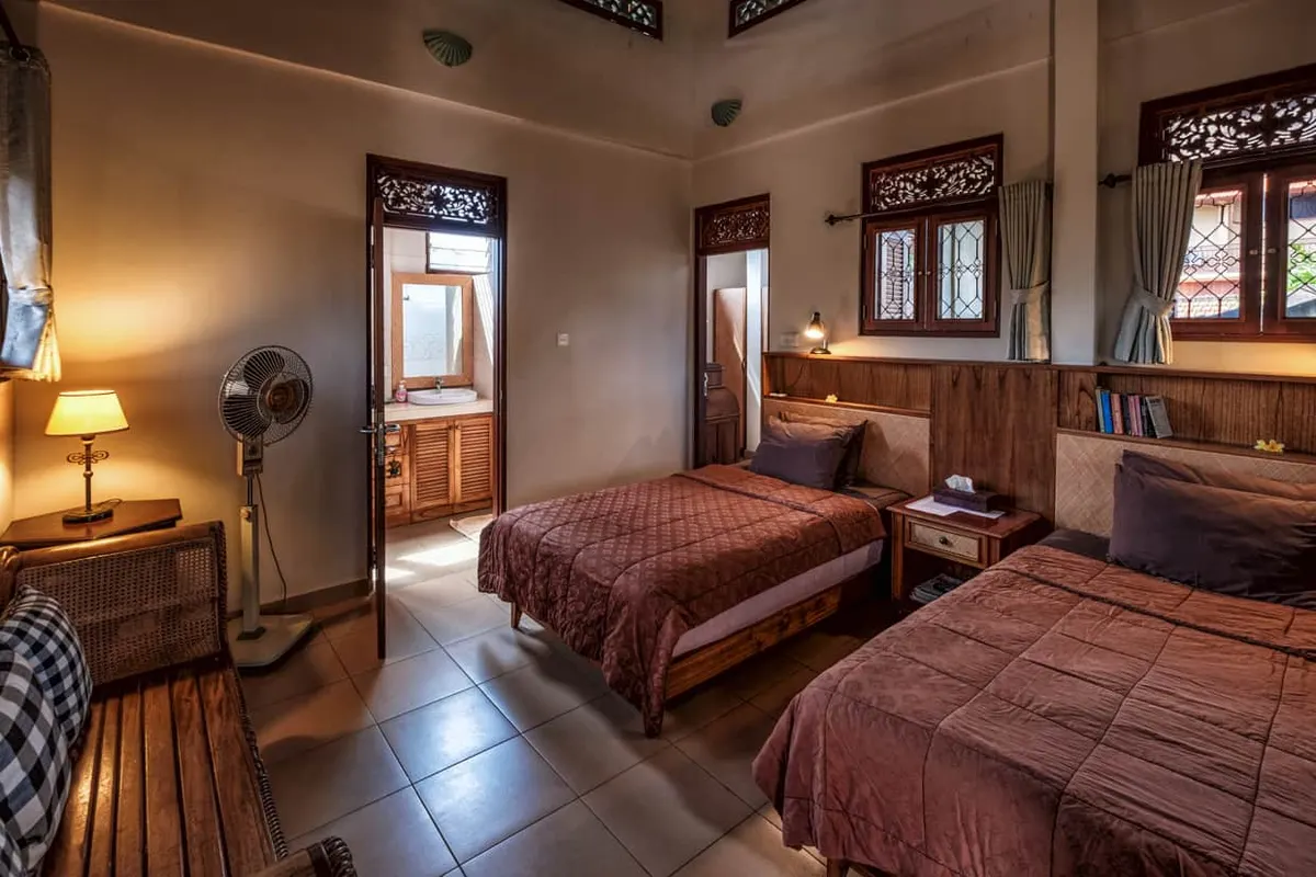 The bedroom of The Studio