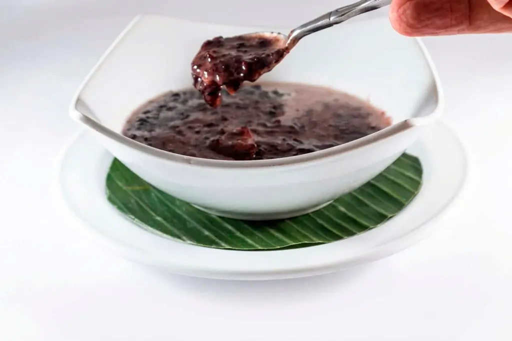 Balinese black rice pudding