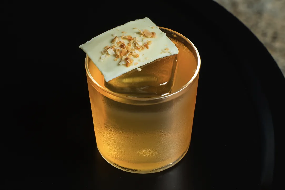 A cocktail served at the bar